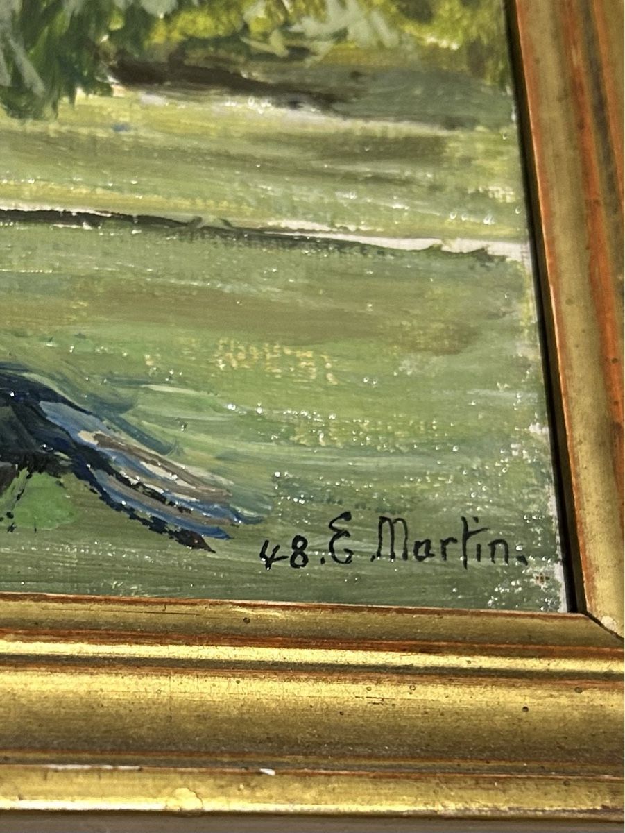 Dipinti: Ölgemälde Eugène Martin (1880 - 1954) – Usato da Steffisburg venduto da Michaels011 1
