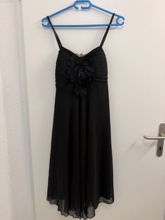 Elegantes schwarzes Sommerkleid  Gr. 38