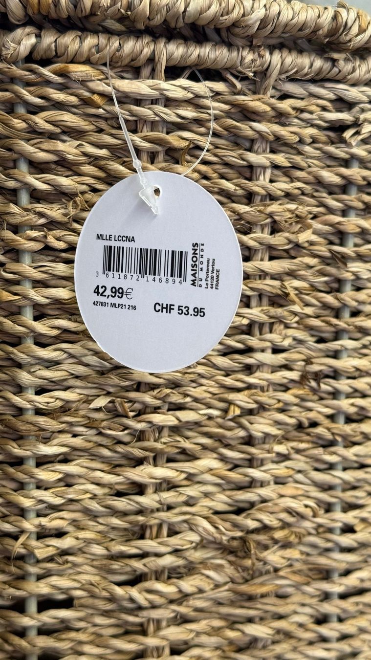 Maisons du monde Altro per la casa: Maisons du Monde Korb / Wäschekorb neu – Nuovo (secondo la descrizione) da Zürich venduto da Eitscheidotnet 3