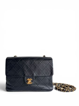 CHANEL Lambskin Quilted Small Single Flap Sac Tasche