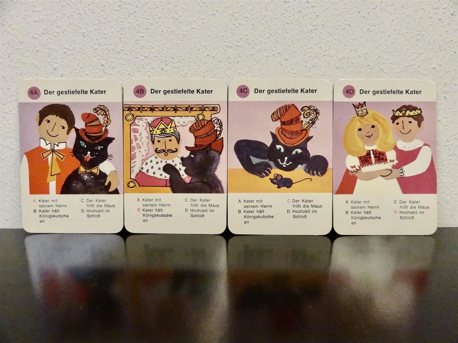 Giochi: schönes altes Quartett MÄRCHEN – Usato da Kerzers venduto da wisaundso 6