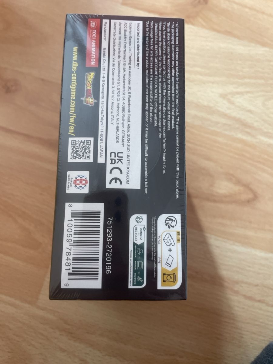 Bandai Carte collezionabili: FB 02 Dragon Ball Blazing Aura Display Booster Box – Nuovo e nell'imballaggio originale da Bazenheid venduto da Toulouse12 2