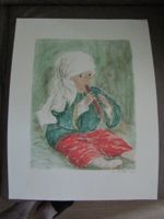 Walther Sautter, GRANDE lithographie, 1959