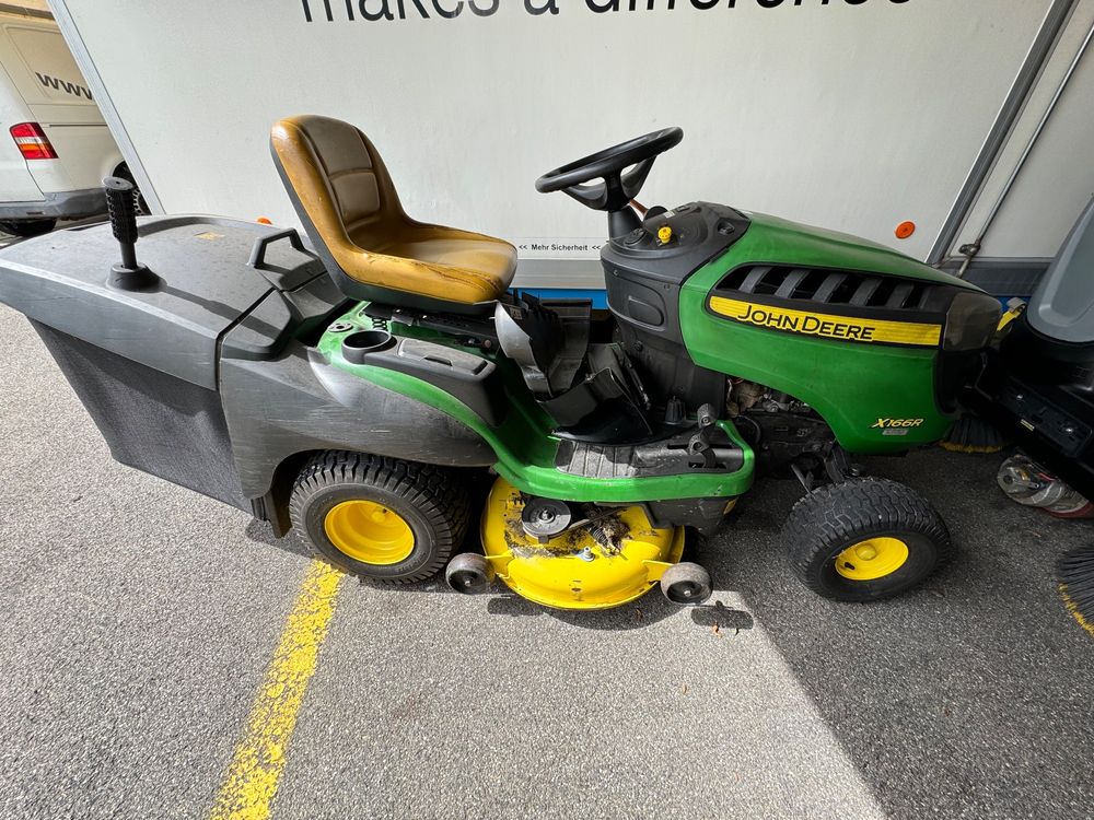 John Deere X166R Rasentraktor Kaufen auf Ricardo