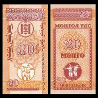 Mongolei 20 Mongo 1993  UNZ