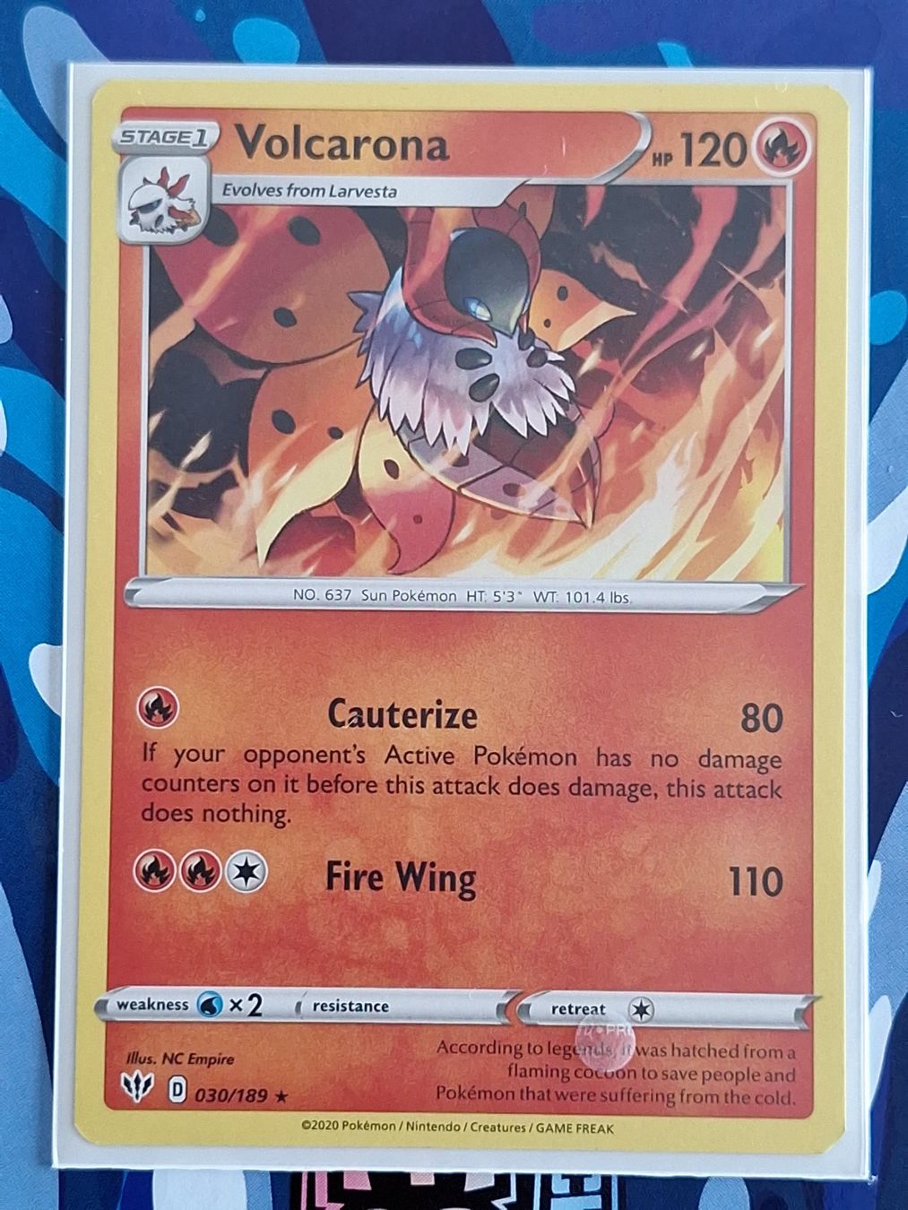 Pokémon Carte collezionabili: Volcarona #Ord18 – Usato da Altstätten SG venduto da GGsGameshop