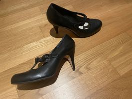 Damen Pumps Buffalo London schwarz gebraucht guter Zustand