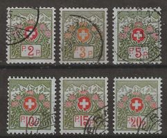 Serie Portofreiheit Nr. 2B - 7B : KP 550.--