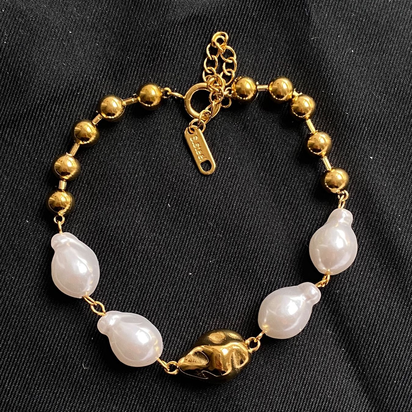 Bracciali & Braccialetti: 18KGP Goldene Perlen Armkette – Nuovo (secondo la descrizione) da Givisiez venduto da sgu_k58r