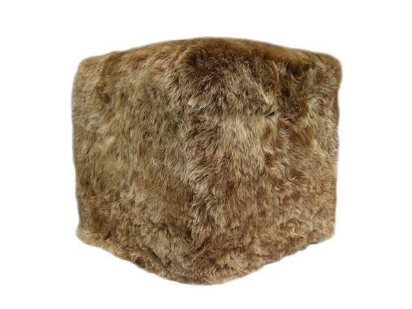 Sgabelli: Lammfell Hocker Brown – Nuovo e nell'imballaggio originale da Arbedo venduto da patagonialeatherrugs