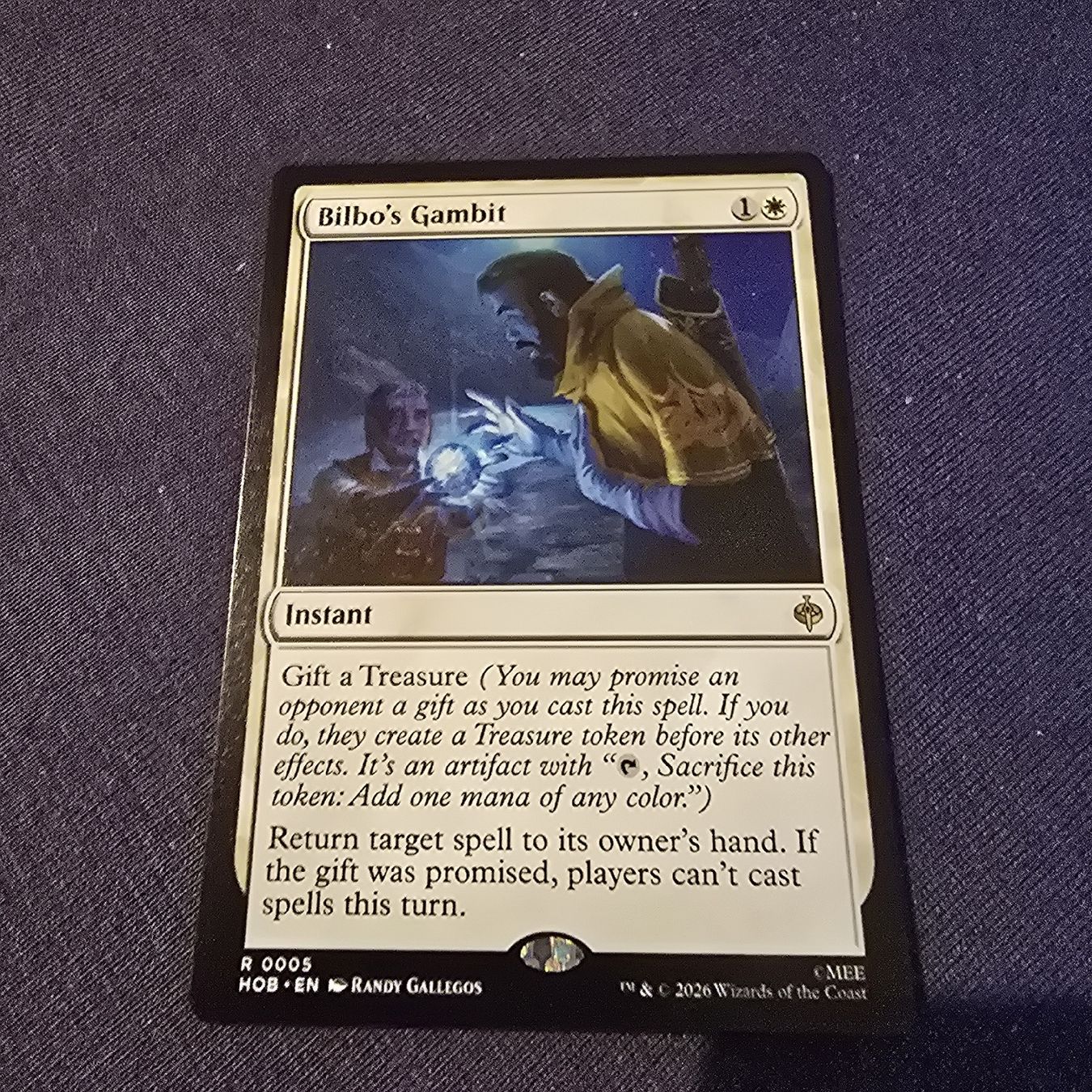 Magic The Gathering Carte collezionabili: Carta Magic Bilbo's Gambit HOB EN  – Nuovo (secondo la descrizione) da Genève venduto da sal_l7y6
