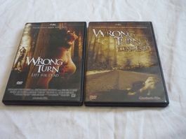 2x DVD Horror - Wron Turn 2 + 3