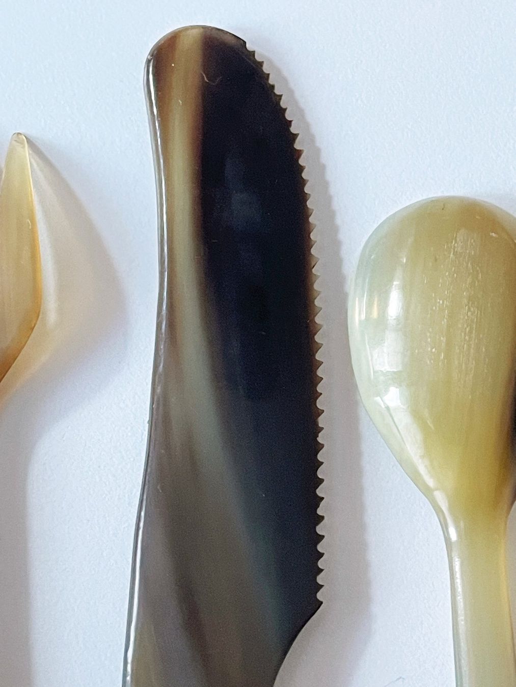 Set di posate: Reise- oder Kinder-Essbesteck aus Horn – Usato da Chur venduto da elifor 5