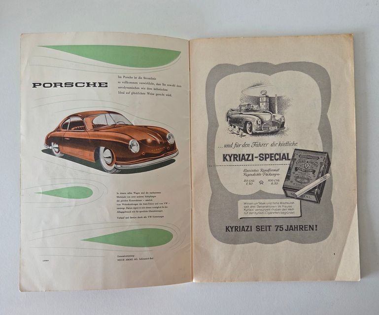 Alfa Romeo Dokumente: Programmheft Grand Prix Bern 1952 GP Schweiz Autorennen – Gebraucht aus Schenkon von Elbarto007 1