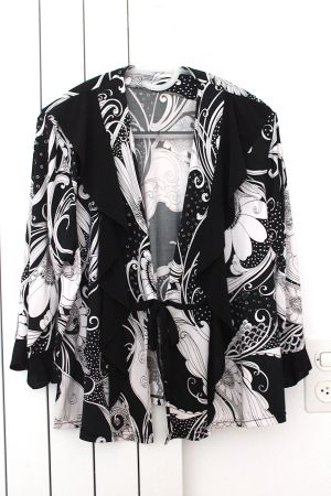 Oberteil Schwarz -Weiss, verm. M/L