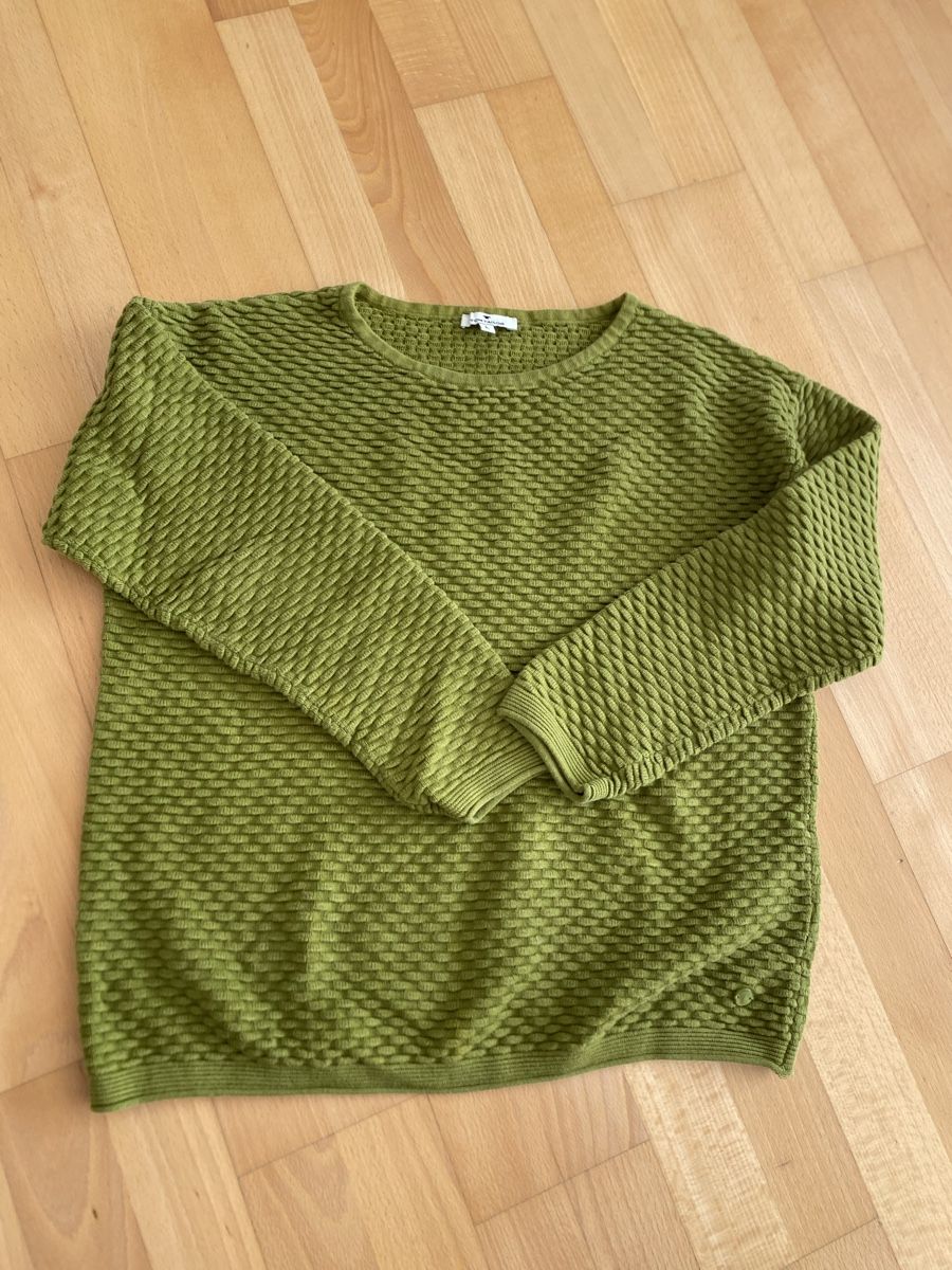 Maglioni & Felpe: Damen Pullover Tom Tailor oliv Struktur Grösse L   – Usato da Bülach venduto da coco4321