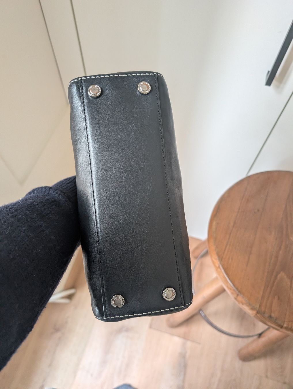 Sandro Borse da donna: Sandro Black Leather Handbag – Usato da Zürich venduto da waeberg 2