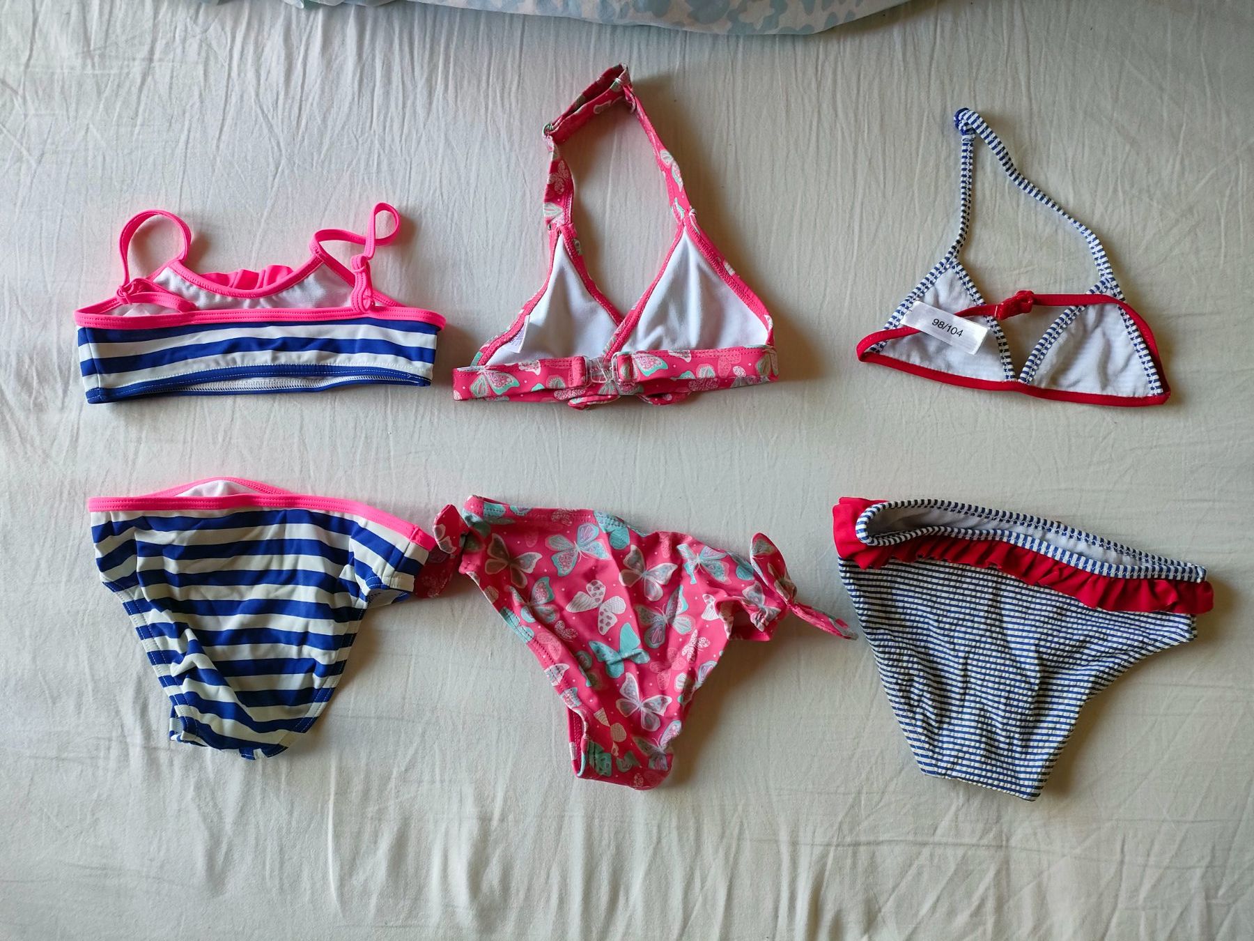 Costumi da bagno & Bikini: 3er Set Mädchen Bikini, Gr. 98/104 – Usato da Oberentfelden venduto da Chanko 1