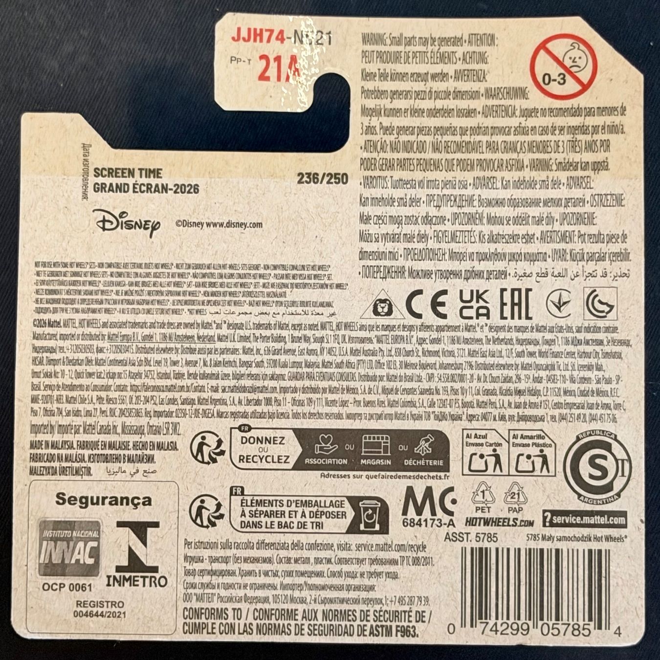 Hot Wheels Modellini d'auto: Hot Wheels Mickey Mouse Car, 236/250 – Nuovo e nell'imballaggio originale da Rümlang venduto da Wantedjoe 1