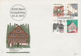Landschaftsbilder 1973 FDC Dauermarken
