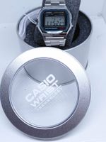 Casio A158WA-1 Die originale Retro-Ikone aus Edelstahl