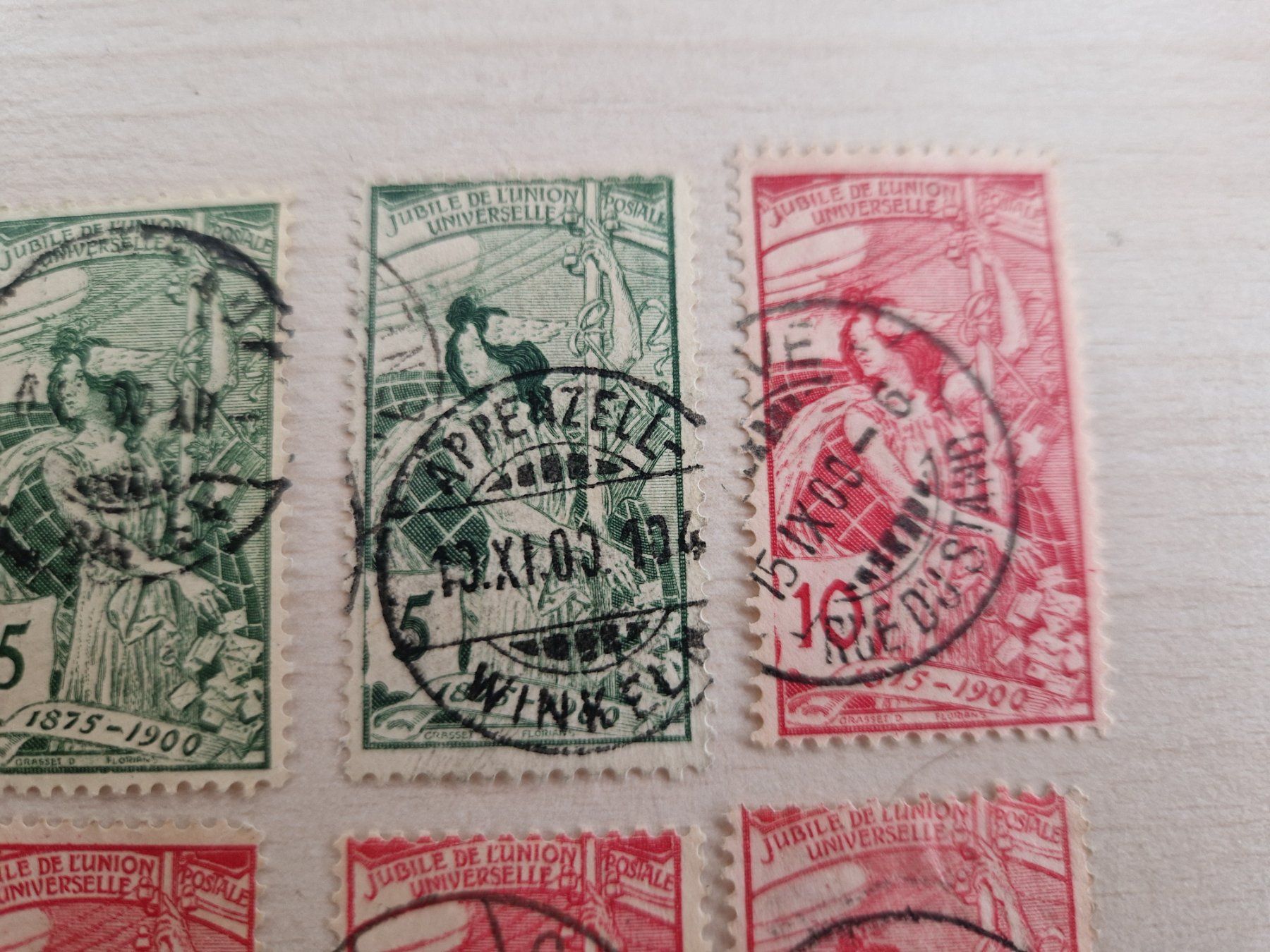 Alle Briefmarken: Ansammlung UPU, ab 1.- – Gebraucht aus Burgdorf von Glossy01 2
