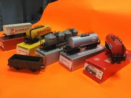 Kleinbahn WAGEN Set 6 Stk. gebraucht guter Zustand
