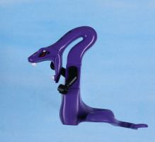 LEGO Minifigur Pythor Chumsworth - Purple with Black