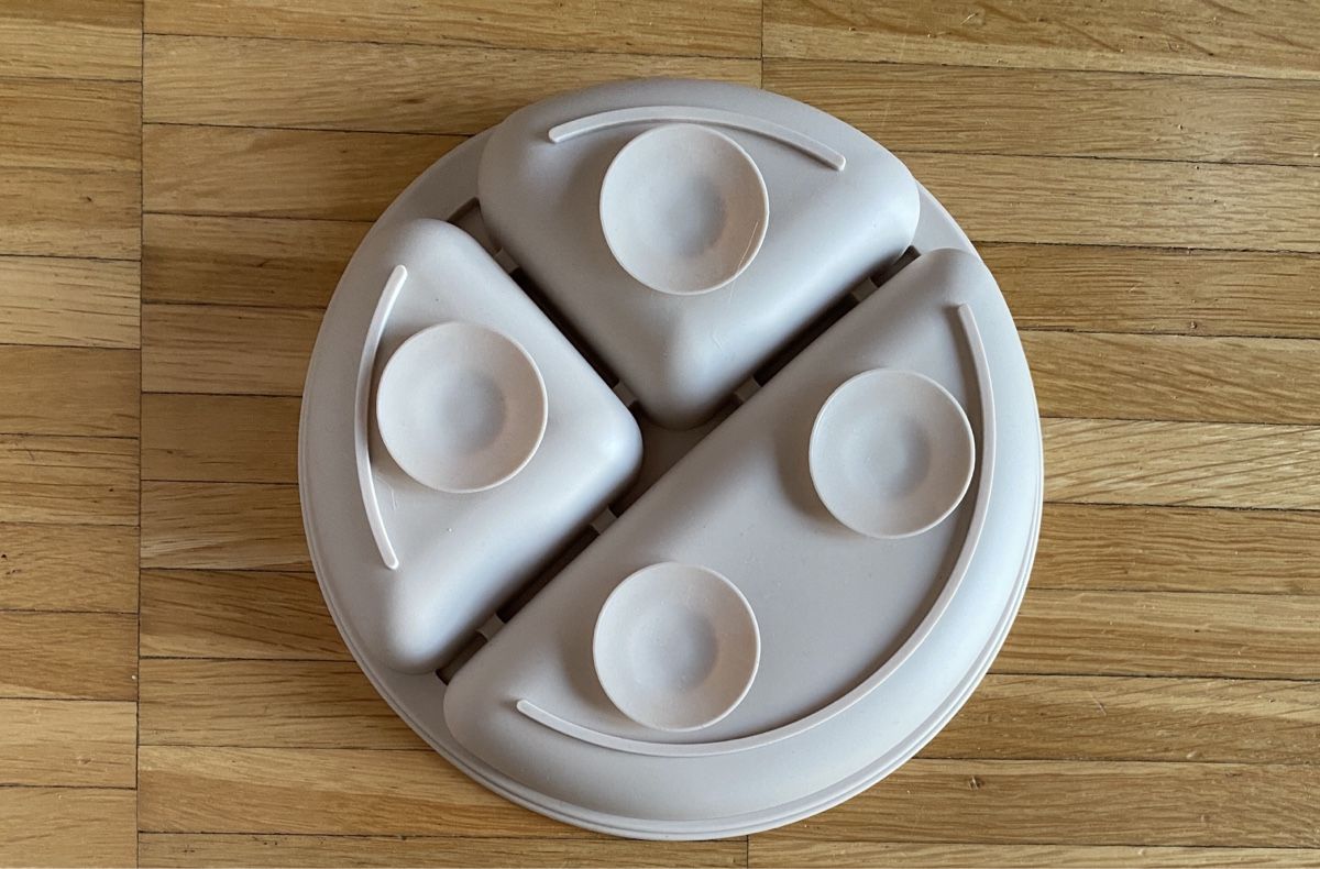 Piatti: Baby Silicone Divided Suction Plate microwave safe never use – Nuovo e nell'imballaggio originale da Dietlikon venduto da Kitaa 1
