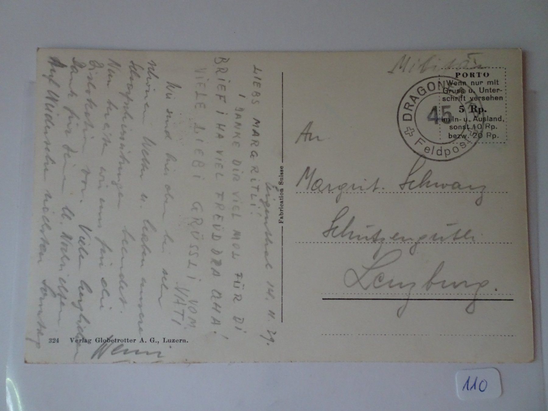 Cartoline postali: AK Eigental , Militärbaracken – Usato da Schönenwerd venduto da schnitzunddrunter 1