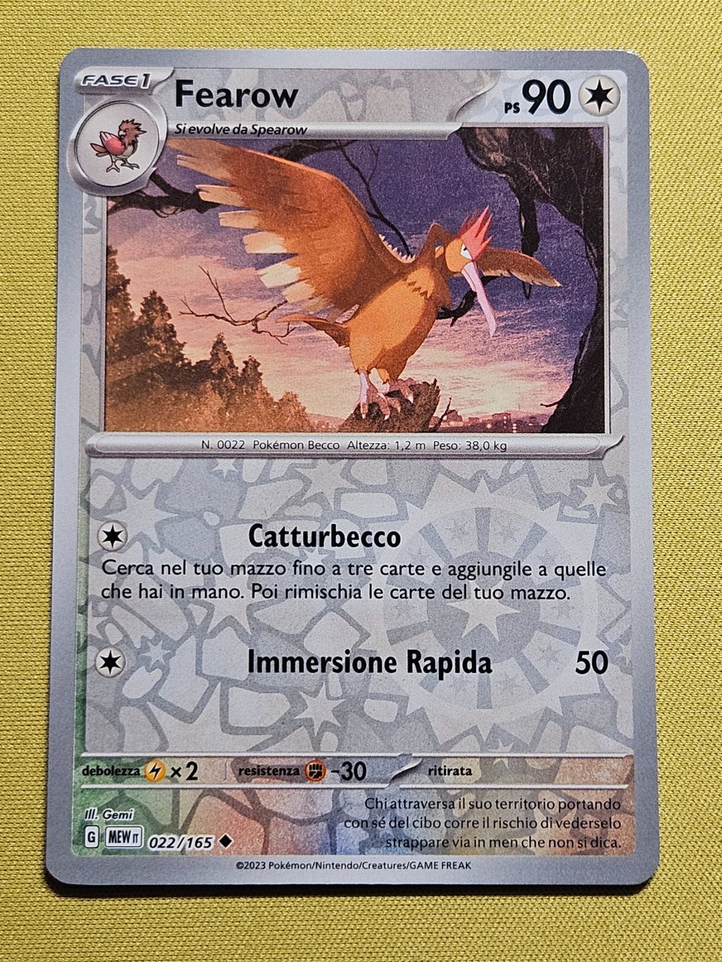 Pokémon Carte collezionabili: 151 - Fearow – Usato da Bellinzona venduto da Pokemarco