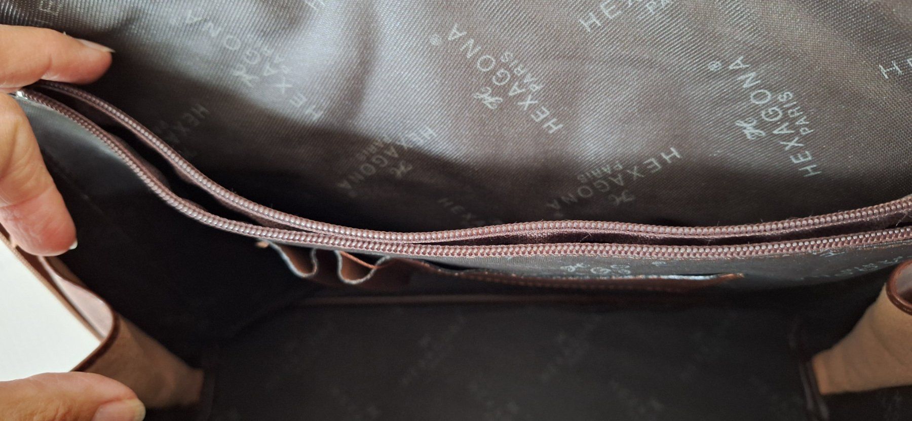 Borse da donna: Sac - porte documents Hexagona en cuir – Usato da St-Triphon venduto da Jldr0 6