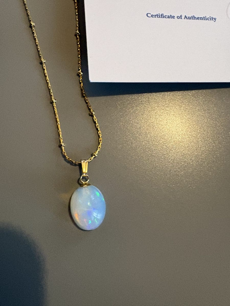 Catenine: Opal mit vergoldeter Kette  – Nuovo e nell'imballaggio originale da Bolken venduto da Romeo80 1