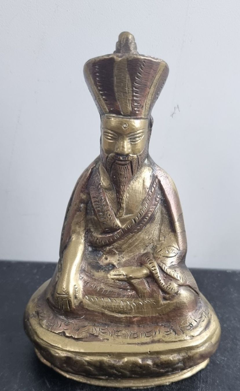 Statuette: Mongolischer  Buddha Figur aus Messing – Usato da Flums venduto da Flumsantik