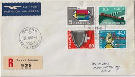FDC Werbe 1957 frz. BERNE
