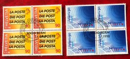 4 er Block Nr.937/938 mit VollStempel Bern