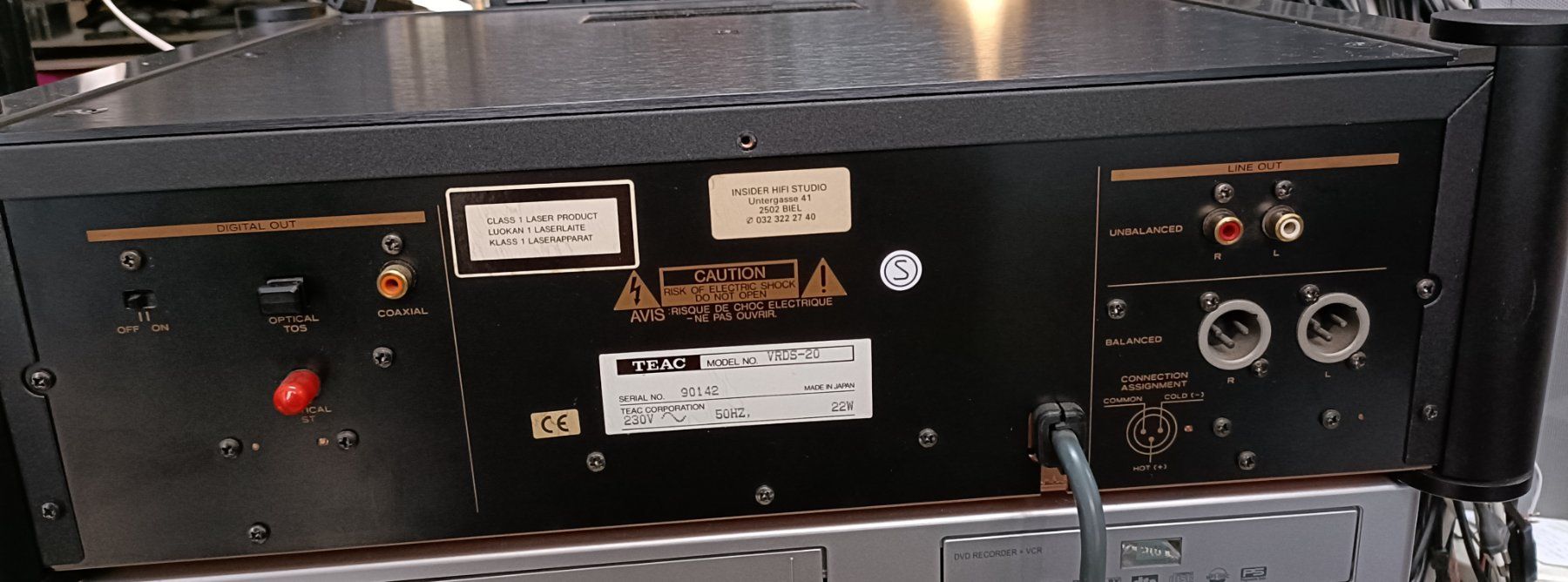 Teac Lettore multimediale & Streamer: CD PLAYER TEAC VRDS-2O TOP – Usato da Ittigen venduto da Norrelia 1
