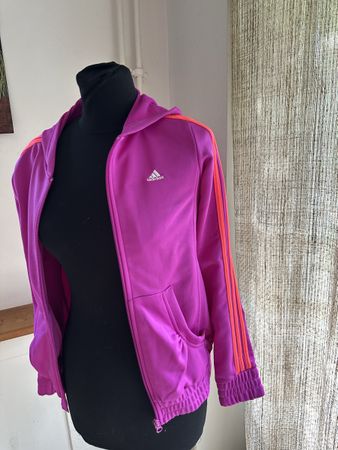 Adidas Kapuzenjacke  Pink Orange Grösse XS