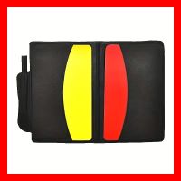 Fussballkarten Gelbe Rote Etui Stift VAR Schiedsrichter
