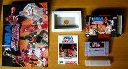 SNES: NBA All Star Challenge, CIB + Poster, Excellent état