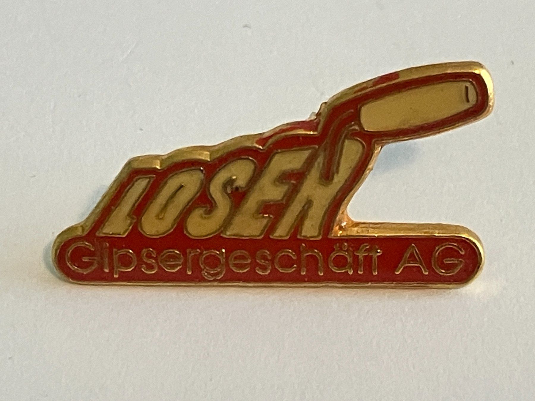 Placchette & Badge: 1 Pin Loser Gipsergeschäft AG – Usato da Basel venduto da djwwpp