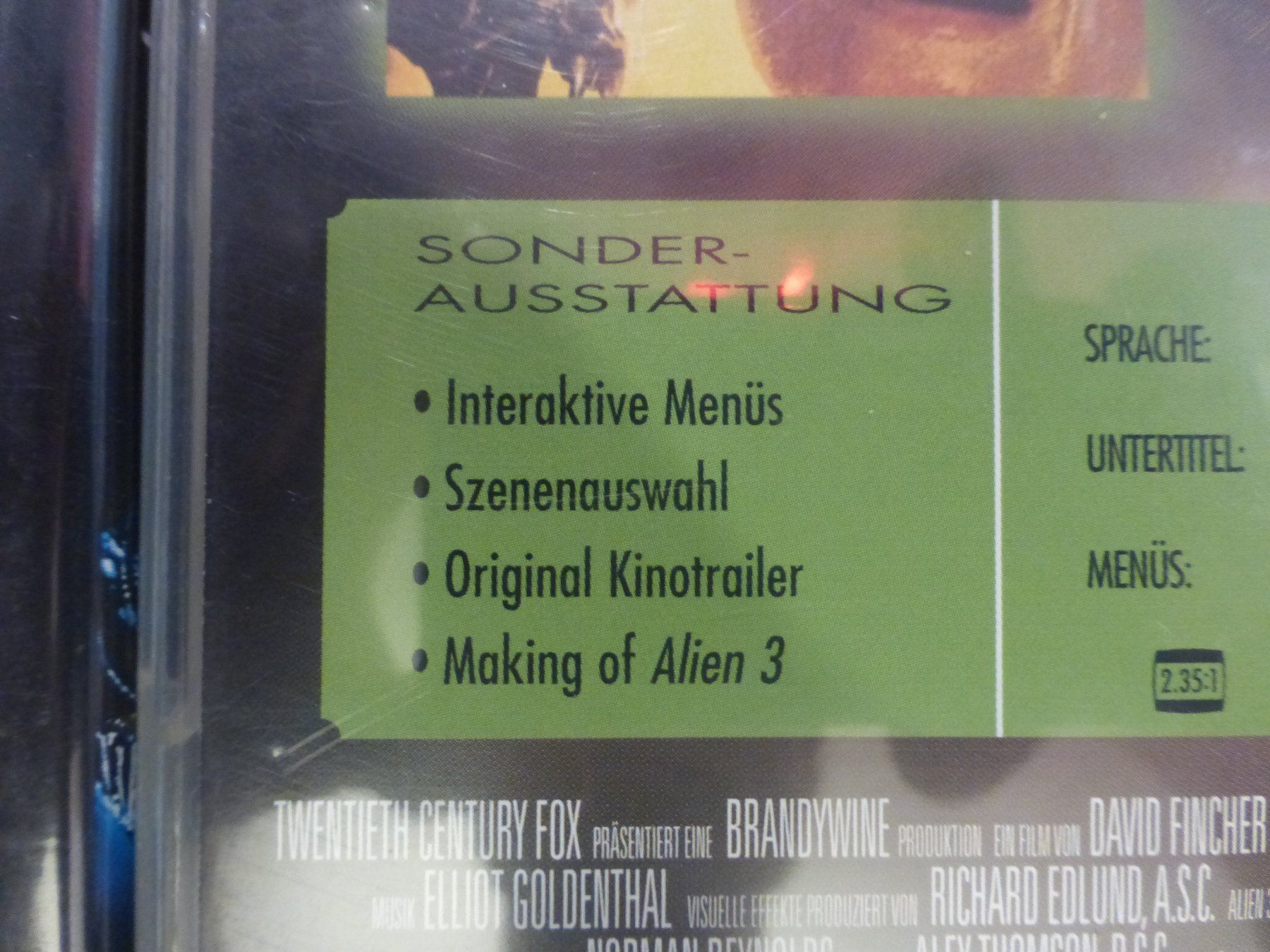 Tutti i DVDs: Alien 1 - 3 Sci Fi Horror DVD – Usato da Zumikon venduto da psisound 7