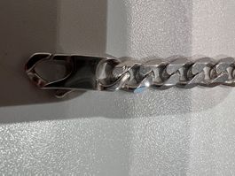 Panzerkette Silber Armband 925 Silberkette, Silberarmband