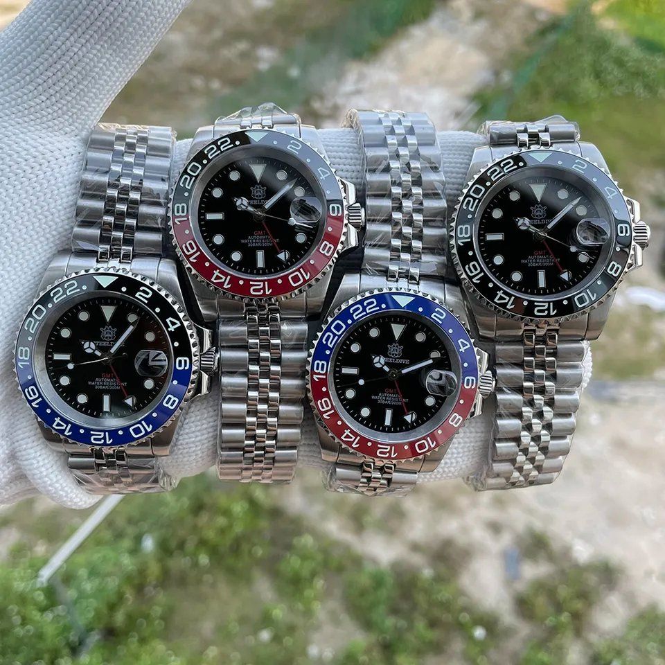 Uhren: Steeldive Jubilee Herrenuhren "Pepsi" GMT – Neu und originalverpackt aus Suhr von sjay.Cv 9