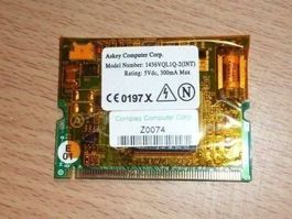DELL COMPAQ PRESARIO 1200 MINI Laptop Modem Board 159502-002