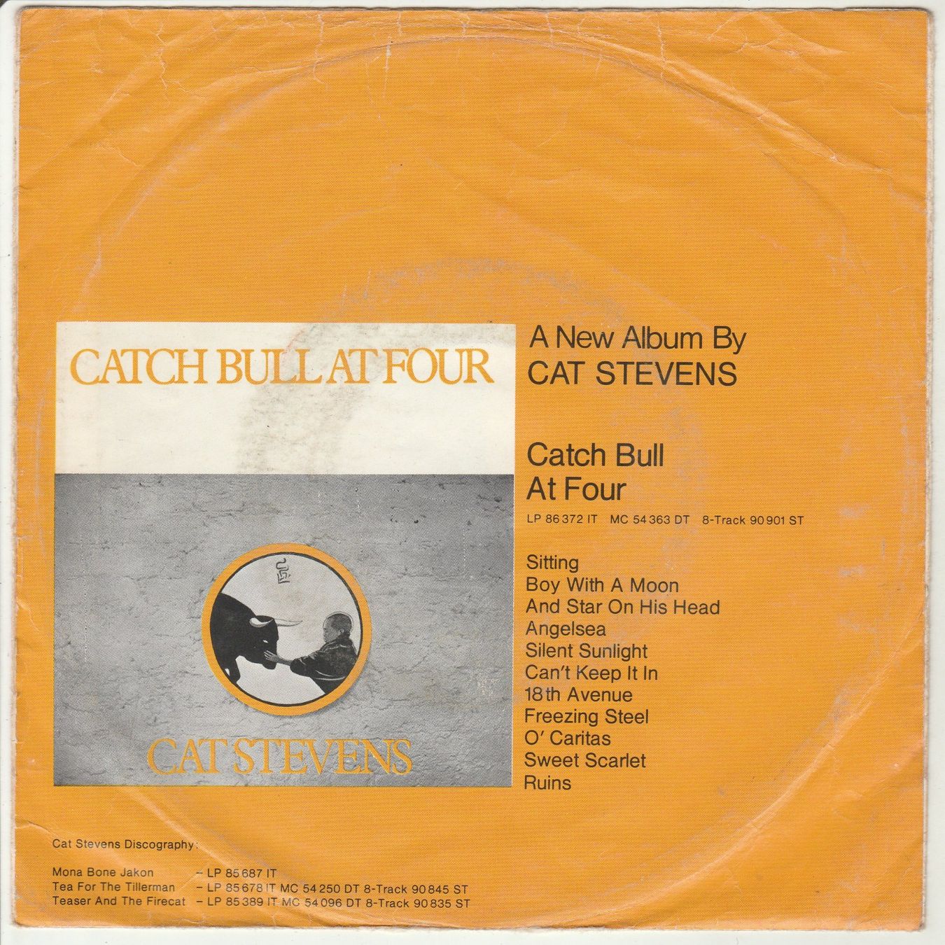 Dischi in vinile: Cat Stevens - Can't keep it in 7" Vinyl 1972 – Usato da Tübach venduto da JamesStone 1