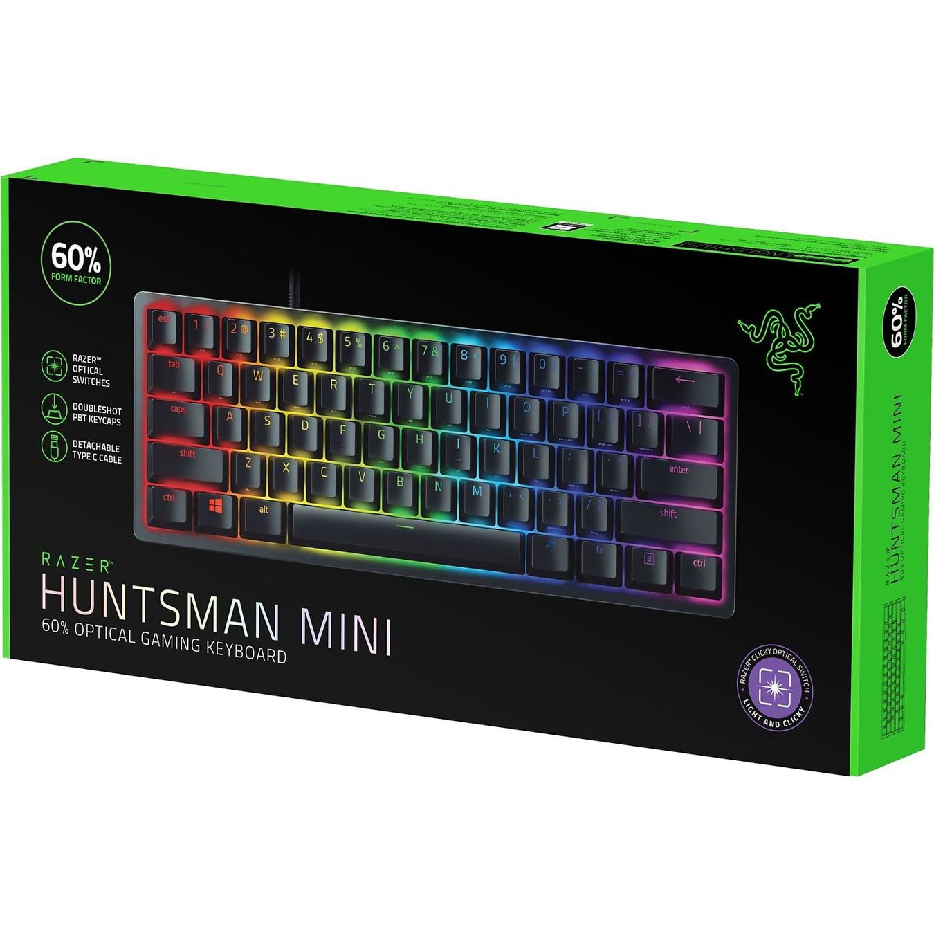Razer Tastiere: Huntsman Mini - (Purple Switch) - Schwarz – Nuovo e nell'imballaggio originale da Liestal venduto da jus_gv2t 3