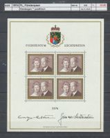 1974 FL, "Fürstenpaar", Kleinbogen,  ** postfrisch