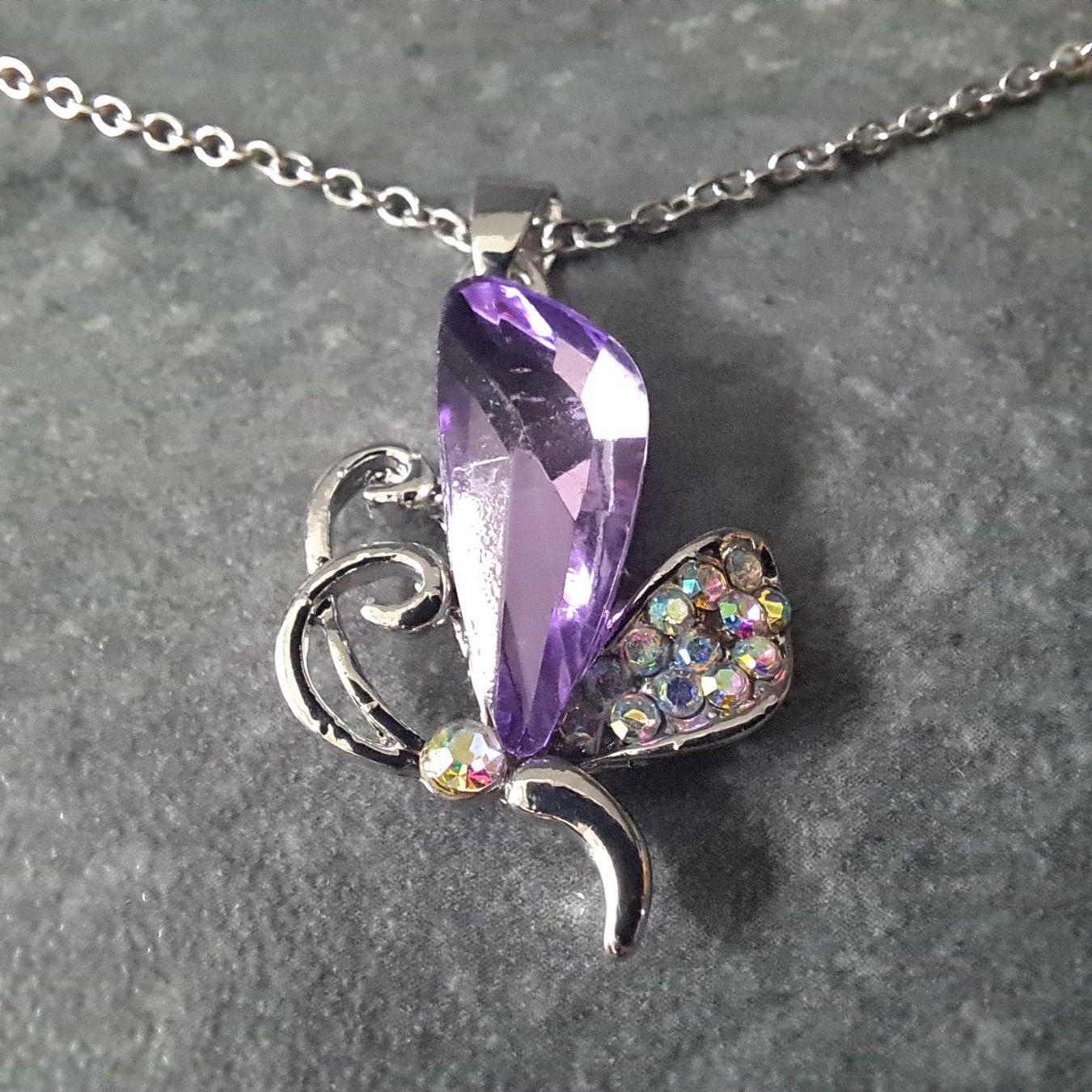 Catenine: Collier avec pendentif améthyste – Nuovo e nell'imballaggio originale da St-Imier venduto da supernova21 3