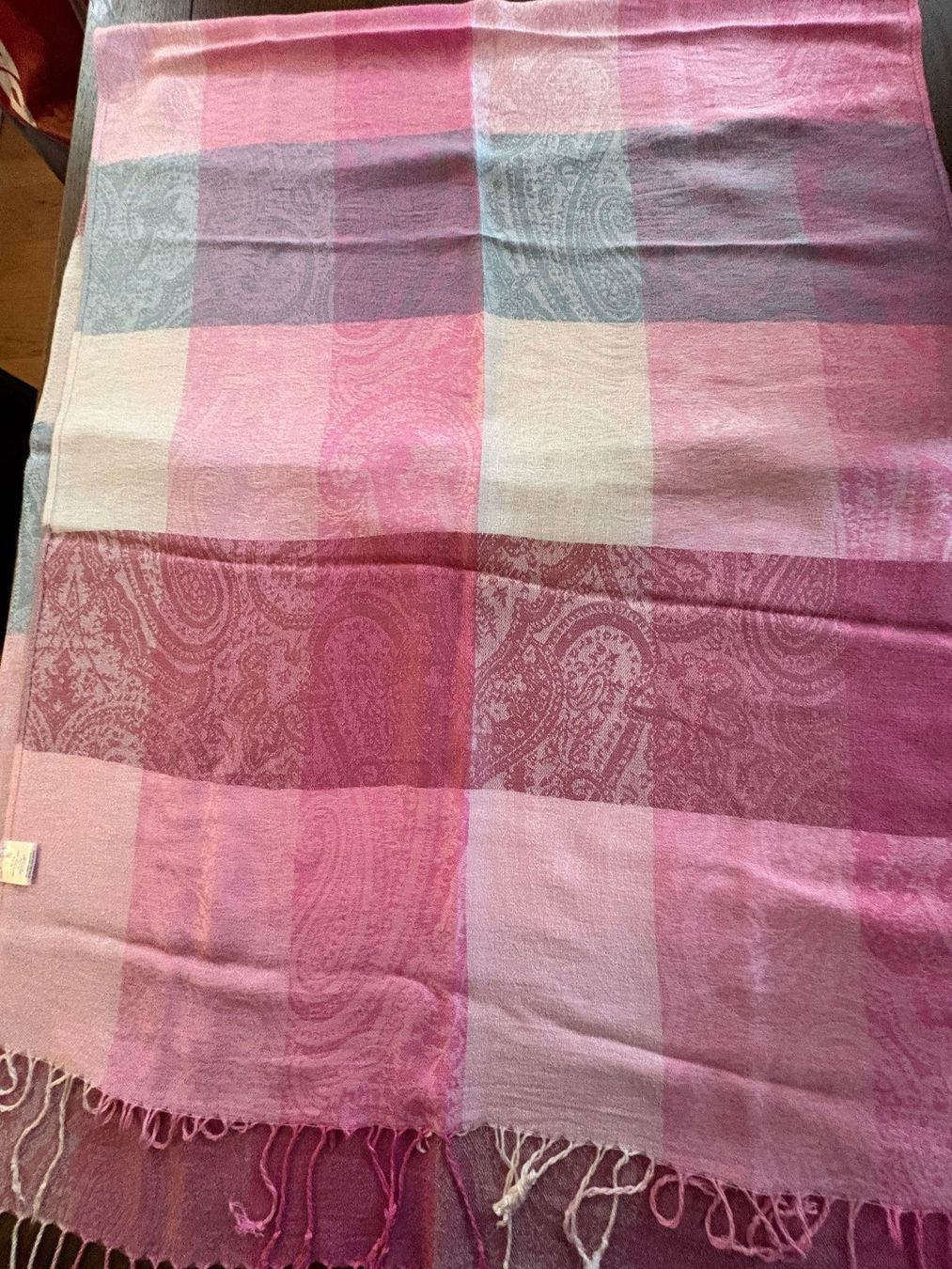 Foulard & Sciarpe: Jerusalem Kaschmirschal/Pashmina 190/70 cm – Usato da Marbach LU venduto da Frantisek 1